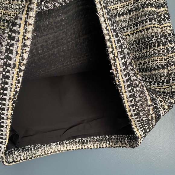 Ann Taylor LOFT Metallic Tweed skirt - Picture 3 of 8